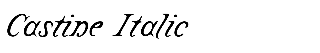 Castine Italic
